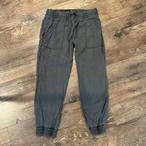 2 for $20 GAP Utility Joggers Pants in Gray Lyocell